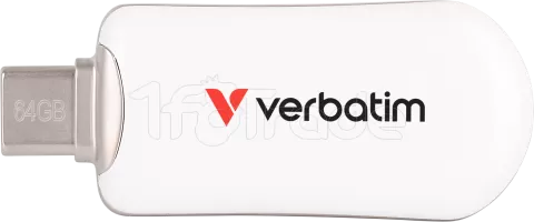 Photo de Clé USB-C 3.2 Verbatim Plectra - 128Go (Blanc)