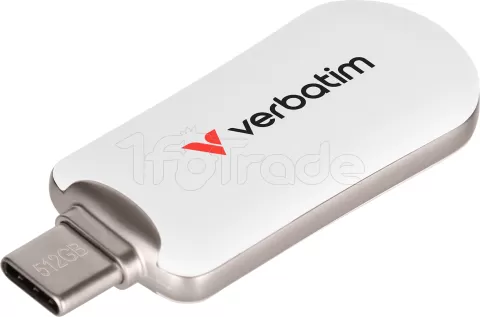 Photo de Clé USB-C 3.2 Verbatim Plectra - 128Go (Blanc)