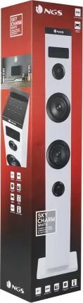 Photo de Colonne de son/Enceintes Bluetooth NGS Skycharm (Blanc)