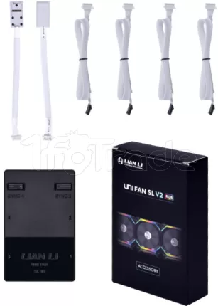 Photo de Contrôleur/Hub Lian Li Uni Hub SLV2 L-Connect 3 (Blanc)