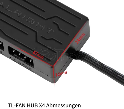 Photo de Contrôleur/Hub Thermalright TL-FAN Hub x8 (Noir)