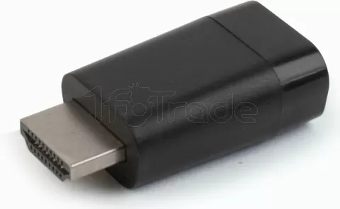 Photo de Convertisseur Gembird HDMI mâle (Type A) 1.2 vers VGA femelle (D-sub DE-15) (Noir)