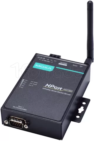 Photo de Convertisseur Série/Wi-Fi Moxa NPort W2250A (Noir)