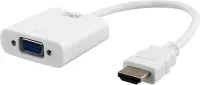 Photo de Convertisseur T'nB HDMI mâle 1.2 vers VGA femelle (D-sub DE-15) 10cm (Blanc)