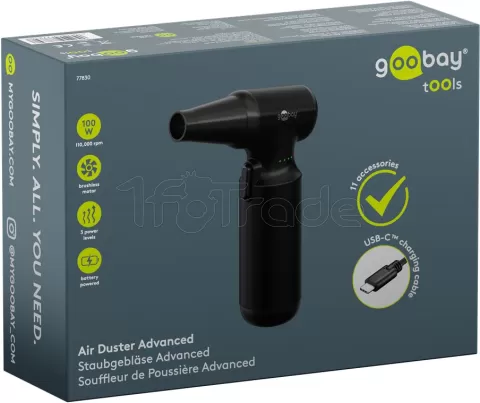 Photo de Dépoussiéreur sans fil Goobay Advanced (Noir)