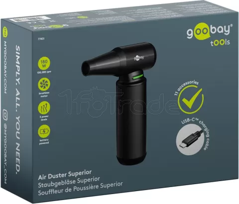 Photo de Dépoussiéreur sans fil Superior Goobay (Noir)