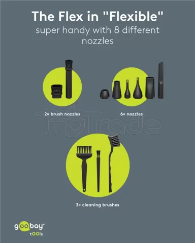 Photo de Dépoussiéreur sans fil Superior Goobay (Noir)