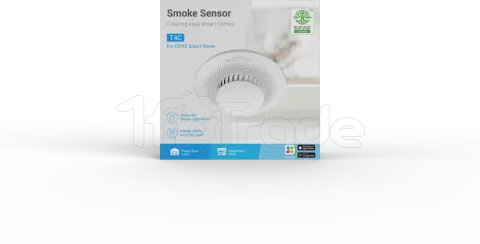 Photo de Détecteur de fumée Ezviz T4C (Blanc)