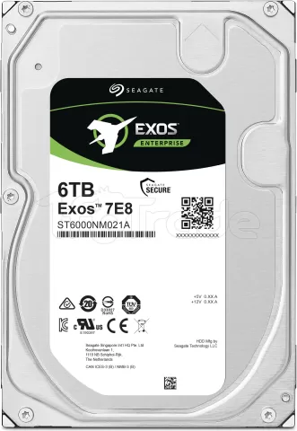 Photo de Disque Dur 3,5" Seagate Exos 7E8 6To  - S-ATA