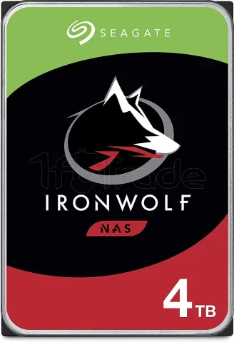 Photo de Disque Dur 3,5" Seagate IronWolf 4To  5400trs/mn - S-ATA