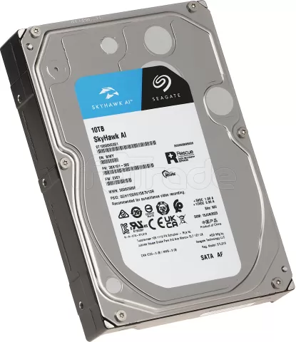 Photo de Disque Dur 3,5" Seagate SkyHawk AI 10To - S-ATA
