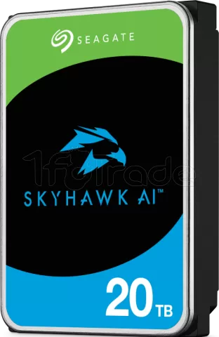 Photo de Disque Dur 3,5" Seagate SkyHawk AI 20To - S-ATA