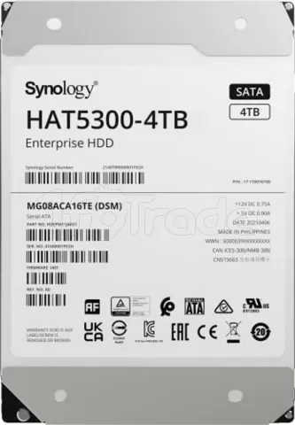 Photo de Disque Dur 3,5" Synology HAT5300 Enterprise 4To - S-ATA