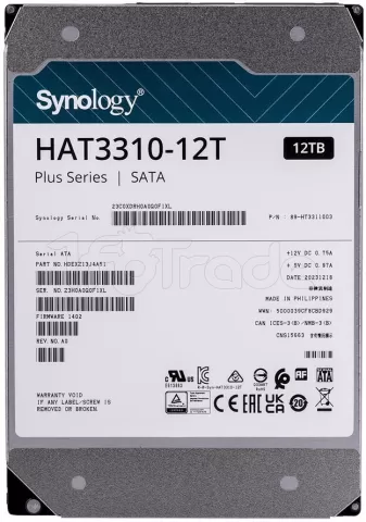 Photo de Disque Dur 3,5" Synology HDD Plus 12To - S-ATA