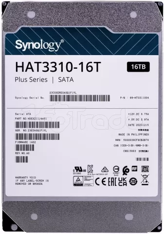 Photo de Disque Dur 3,5" Synology HDD Plus 16To - S-ATA