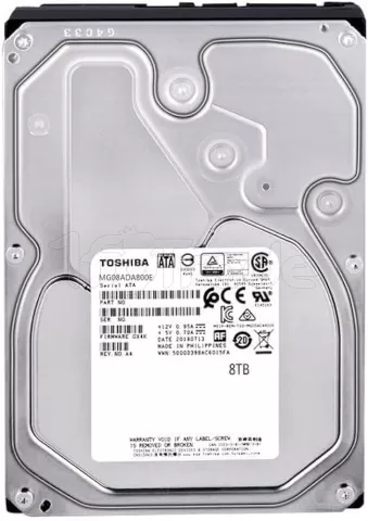 Photo de Disque Dur 3,5" Toshiba Enterprise Capacity MG Series 8To - S-ATA