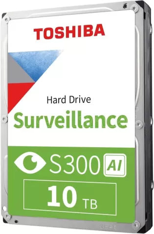 Photo de Disque Dur 3,5" Toshiba S300 AI Surveillance 10To - S-ATA