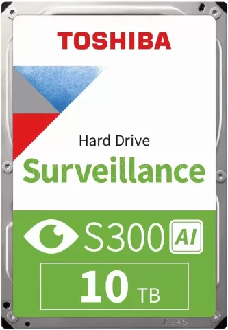 Photo de Disque Dur 3,5" Toshiba S300 AI Surveillance 10To - S-ATA