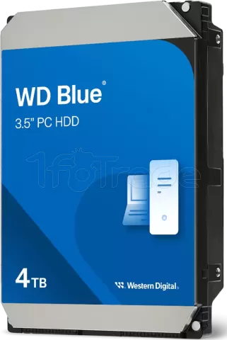 Photo de Disque Dur 3,5" Western Digital Blue 4To 128Mo - S-ATA