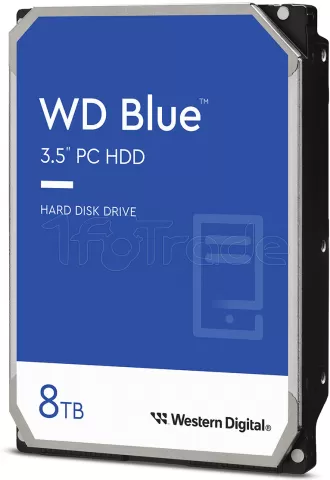 Photo de Disque dur 3.5" Western Digital Blue 8To 256Mo - S-ATA