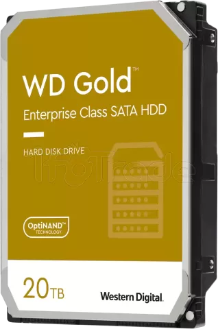 Disque Dur 3,5 Western Digital Gold Enterprise 20To - S-ATA pour