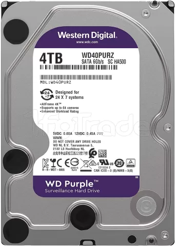 Disque Dur Interne WD Black 4 To – SATA III 3,5" – HDD Grande Capacité – Neuf