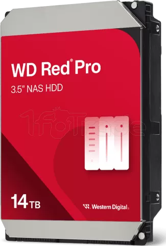 Photo de Disque Dur 3,5" Western Digital Red Pro NAS 14To 512Mo - S-ATA