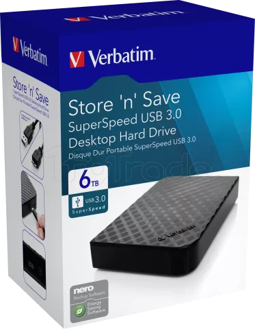 Photo de Disque Dur externe Verbatim Store'N'Save - 4To (Noir)