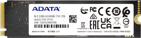 Photo de Disque SSD Adata Legend 710 1To  - M.2 NVMe Type 2280