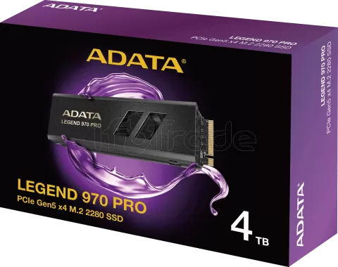 Photo de Disque SSD Adata Legend 970 Pro 4To avec dissipateur - M.2 NVMe Type 2280
