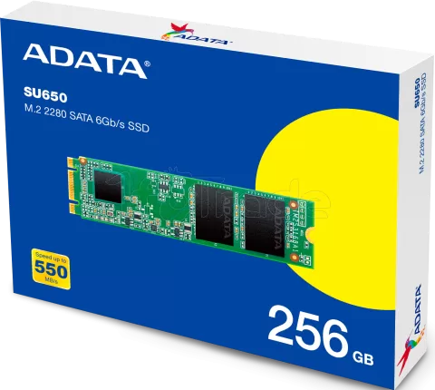 Photo de Disque SSD Adata Ultimate SU650 256Go - S-ATA M.2 2280