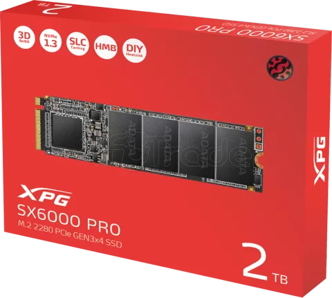 Photo de Disque SSD Adata XPG SX6000 Pro 2To  - M.2 NVMe Type 2280