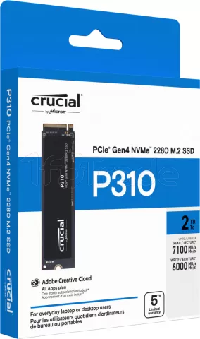 Photo de Disque SSD Crucial P310 500Go  - M.2 NVMe Type 2280