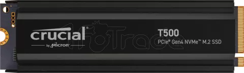 Photo de Disque SSD Crucial T500 4To avec dissipateur - NVMe M.2 Type 2280