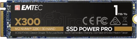 Photo de Disque SSD Emtec X300 Power Pro 1To  - NVMe M.2 Type 2280