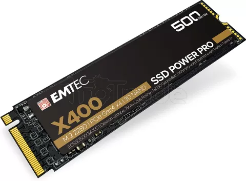 Photo de Disque SSD Emtec X400 Power Pro 500Go - NVMe M.2 Type 2280