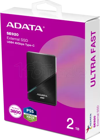 Photo de Disque SSD externe Adata SE920 - 2To (Noir)