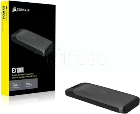 Photo de Disque SSD externe Corsair EX100U - 2To (Noir)