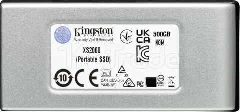 Photo de Disque SSD externe Kingston XS2000 - 1To (Argent)