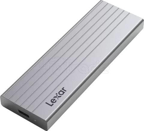 Photo de Disque SSD externe Lexar E6P - 2To (Argent)