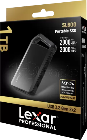 Photo de Disque SSD externe Lexar SL600 - 1To (Noir)