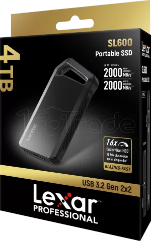 Photo de Disque SSD externe Lexar SL600 - 4To (Noir)