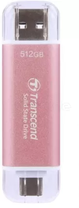 Photo de Disque SSD externe Transcend ESD310 - 512Go (Rose)
