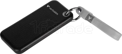 Photo de Disque SSD externe Verbatim Pocket - 2To (Noir/Gris)