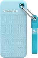 Photo de Disque SSD externe Verbatim Pocket Couleur - 2To (Noir/Bleu)