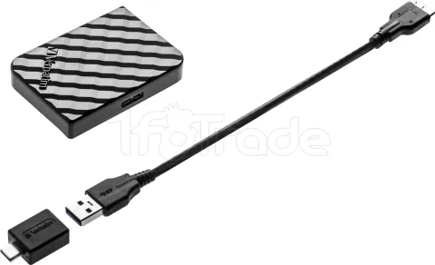 Photo de Disque SSD externe Verbatim Store'N'Go Mini - 512Go (Noir)