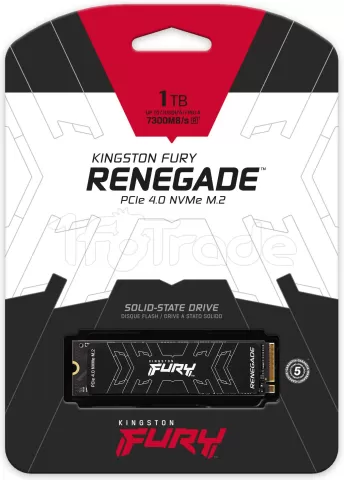 Disque SSD Kingston Fury Renegade 1To - NVMe M.2 Type 2280 pour