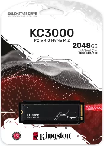 Photo de Disque SSD Kingston KC3000 2To  - NVMe M.2 Type 2280