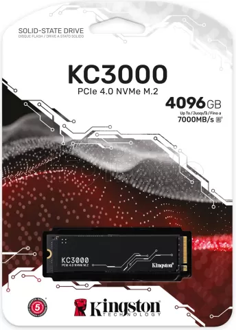 Photo de Disque SSD Kingston KC3000 4To  - NVMe M.2 Type 2280