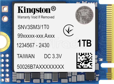 Photo de Disque SSD Kingston NV3 1To - NVMe M.2 Type 2230